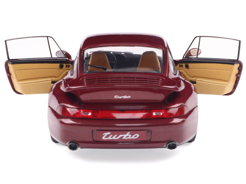 1/18 Solido 1997 Porsche 911 993 Turbo (Arena Red) Diecast Car