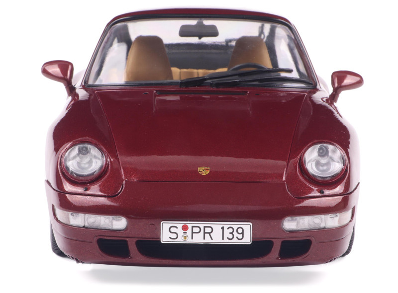 1/18 Solido 1997 Porsche 911 993 Turbo (Arena Red) Diecast Car
