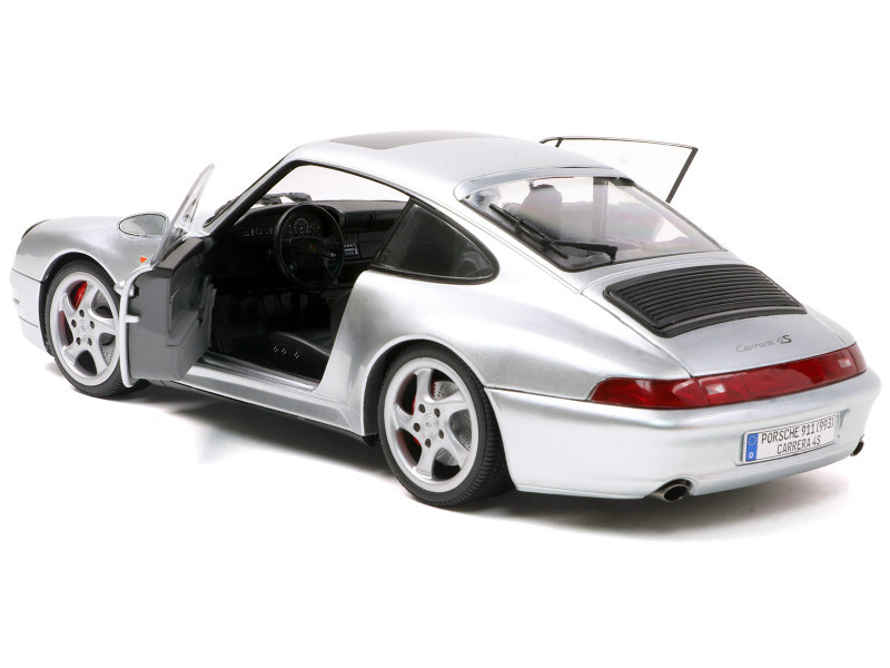 1/18 Solido 1996 Porsche 911 993 4S (Polar Silver) Diecast Car