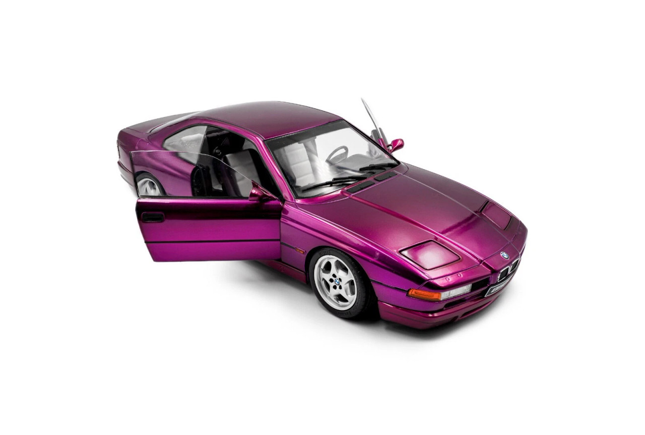 1/18 Solido 1991 BMW 850 CSi E31 (Daytona Violet Purple) Diecast
