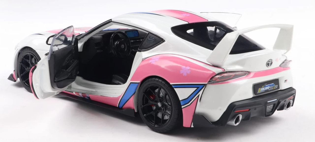 1/18 Solido 2024 Toyota GR Supra Solido Works Itasha (White