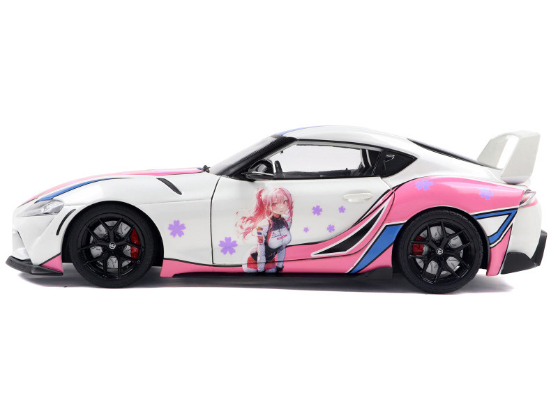 1/18 Solido 2024 Toyota GR Supra Solido Works Itasha (White) Diecast Car Model
