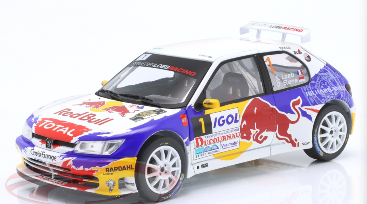 1/18 Solido Peugeot 306 Maxi Rallye du Var 2017 Loeb 1/18 Solido Peugeot 306 Maxi Rallye du Var 2017 Loeb