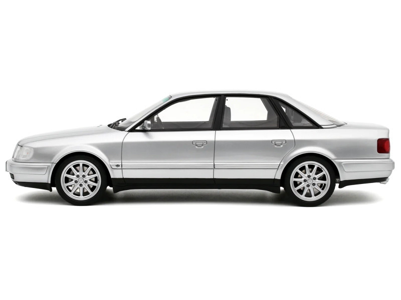 1/18 OTTO 1993 Audi S4 (C4) 4.2 V8 Crystal Silver C6 Car Model