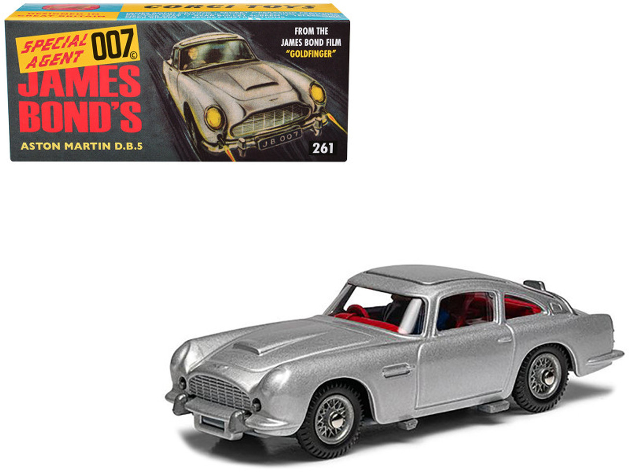 Aston Martin DB5 RHD (Right Hand Drive) Birch Silver James
