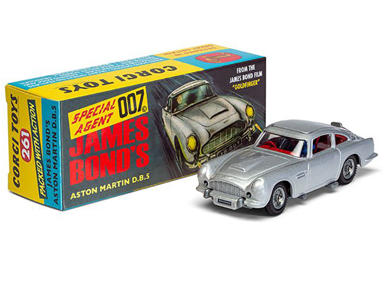 Aston Martin DB5 RHD (Right Hand Drive) Birch Silver James