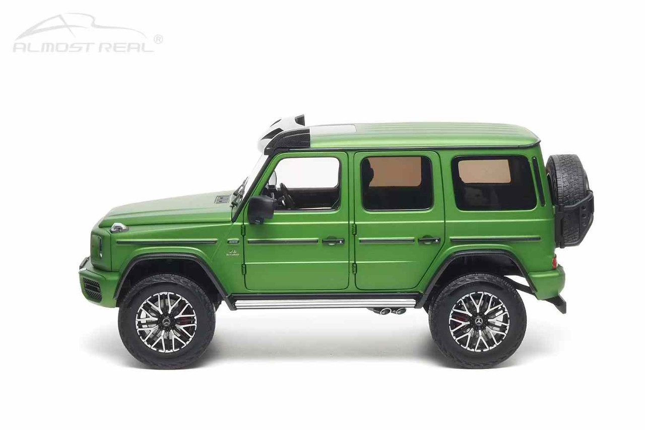 【美品】Almost Real 1/18 メルセデスAMG G63 4x4 1/18 Almost Real 2023 Mercedes-Benz G63 AMG 4X4² (Matte Green) Car