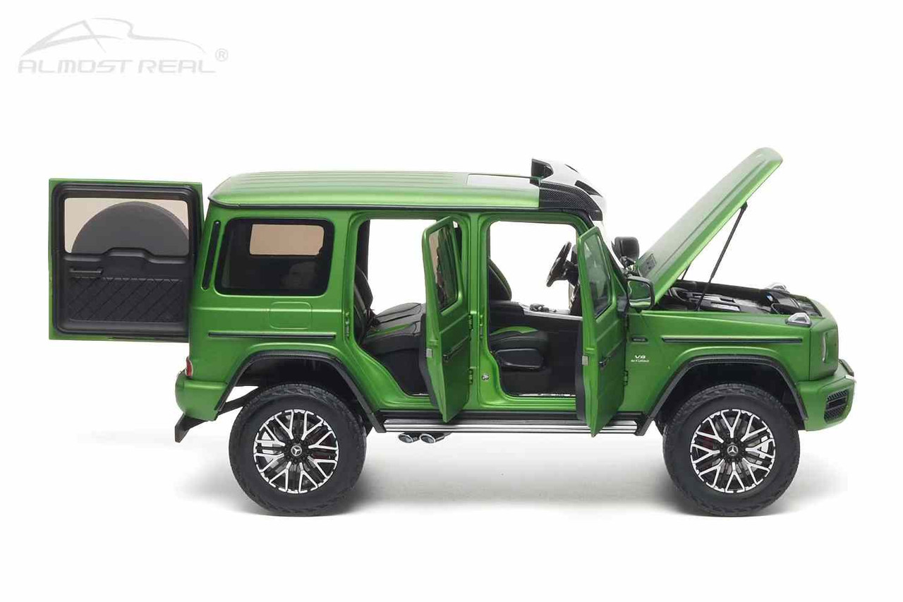 【美品】Almost Real 1/18 メルセデスAMG G63 4x4 1/18 Almost Real 2023 Mercedes-Benz G63 AMG 4X4² (Matte Green) Car