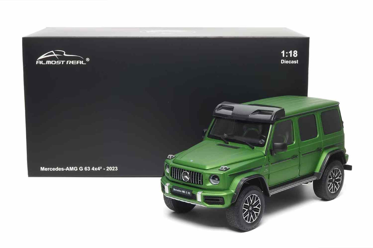 300台限定 1/18 Almost Real メルセデス AMG G63 1/18 Almost Real 2023 Mercedes-Benz G63 AMG 4X4² (Matte
