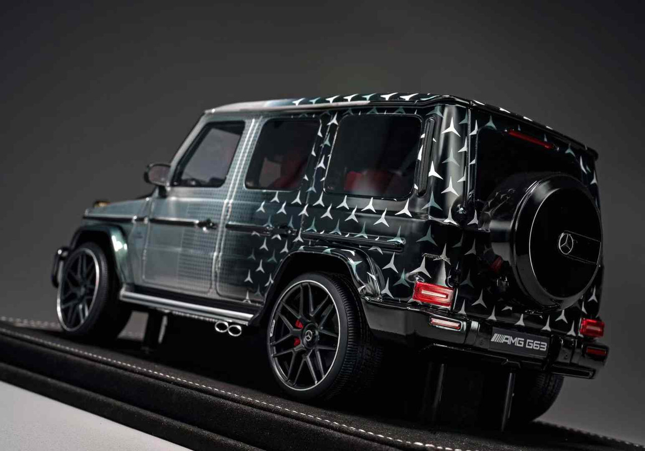 AUTO art 1/18 メルセデス G-ワゴン シルバーメタリック 訳アリ品 1/18 Vehicle Art Mercedes-Benz G-Class G63 AMG (Silver with