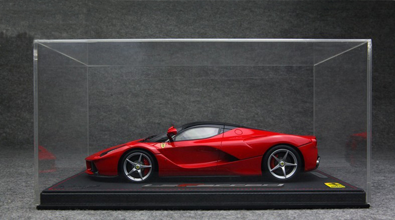 BBR HANDMADE RESIN 1/18 FERRARI LAFERRARI RED W/ SILVER RIMS