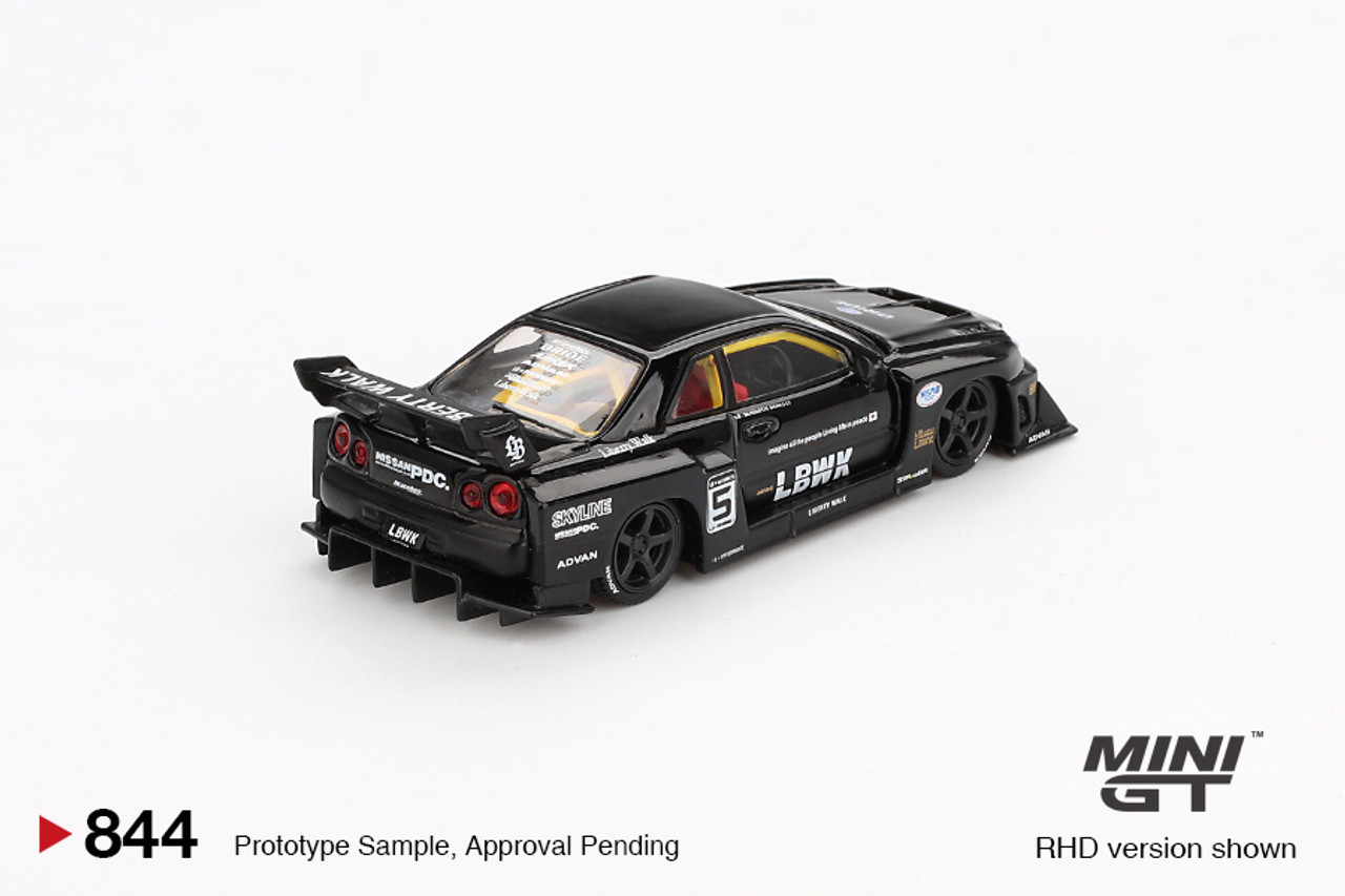 1/64 Mini GT Nissan Skyline GT-R GTR R34 LB-ER34 Super