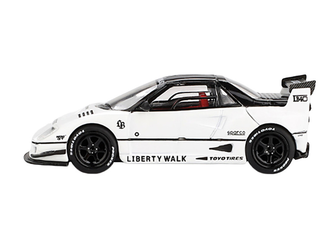 1/64 Mini GT Mazda AZ-1 Liberty Walk LB40 White 2024 Tokyo Auto Salon Diecast Car Model