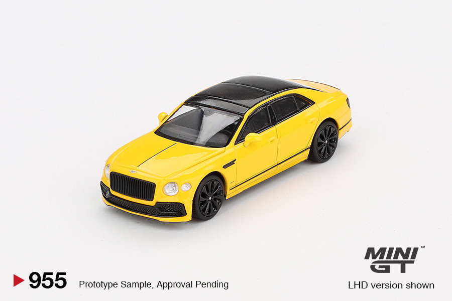 1/64 Mini GT Bentley Flying Spur (Monaco Yellow) Diecast Car Model 1/64 Mini GT Bentley Flying Spur (Monaco Yellow) Diecast Car Model
