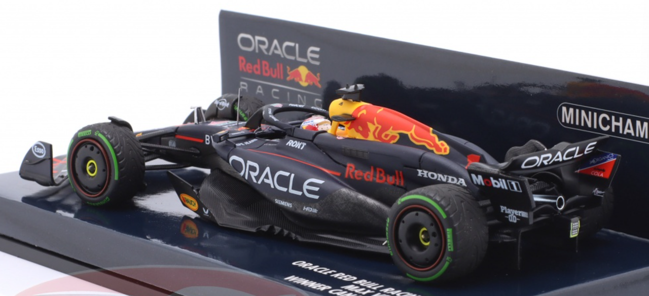 1/43 Minichamps 2024 Formula 1 Oracle Red Bull Racing RB20 Max Verstappen #1 Winner Canada GP Car Model