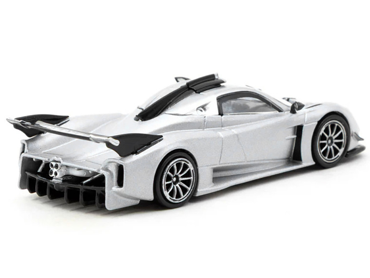 その他 K 1/64 Tarmac Works Pagani Huayra R (Satin Silver) Diecast Car