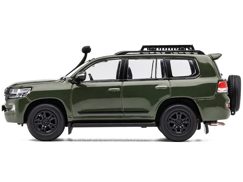 1/64 GCD 2018 Toyota Land Cruiser LHD Off Road 4×4 (Green) Diecast