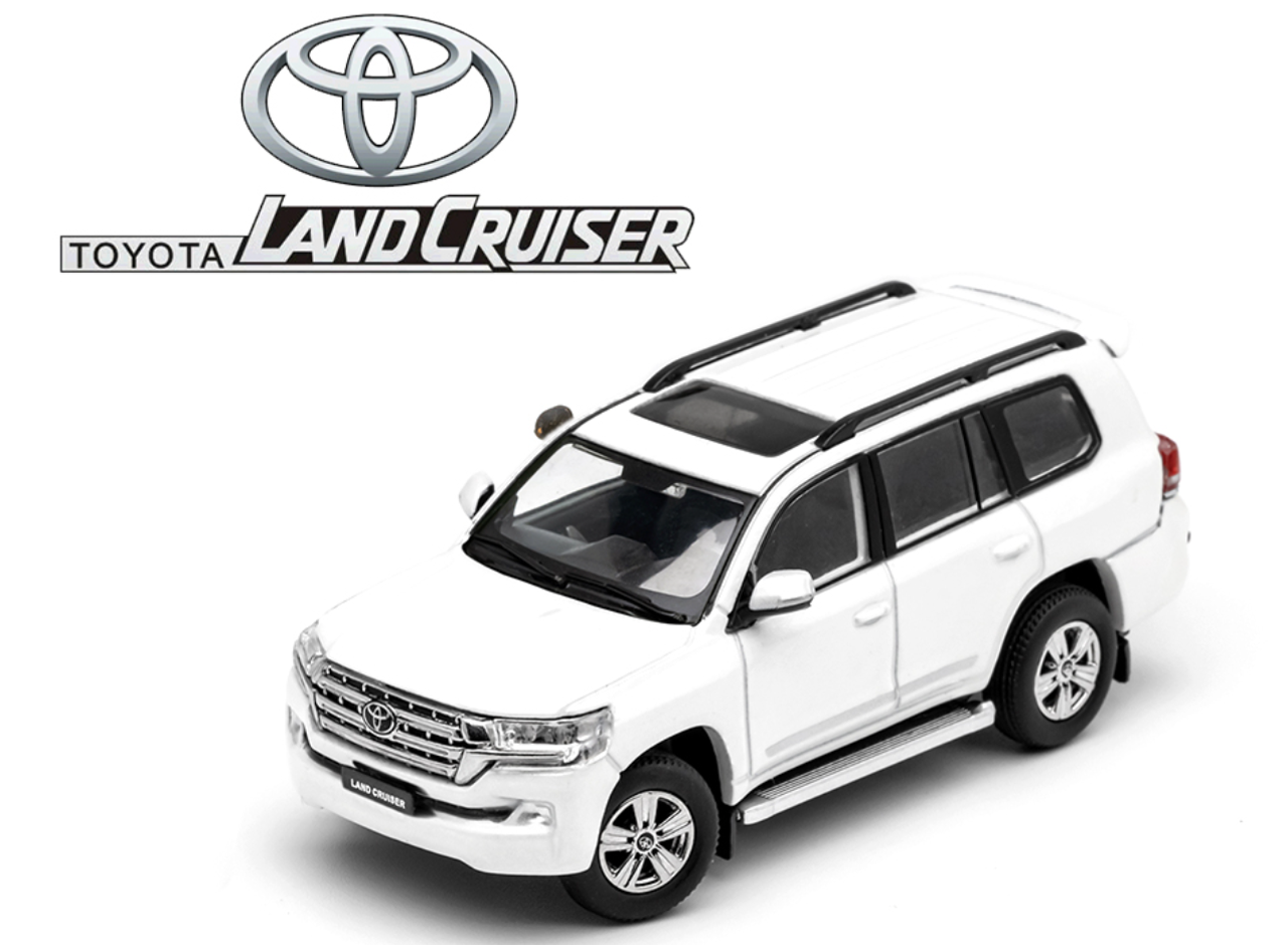 1/64 GCD 2018 oyota Land Cruiser LHD (White) Diecast Car Model