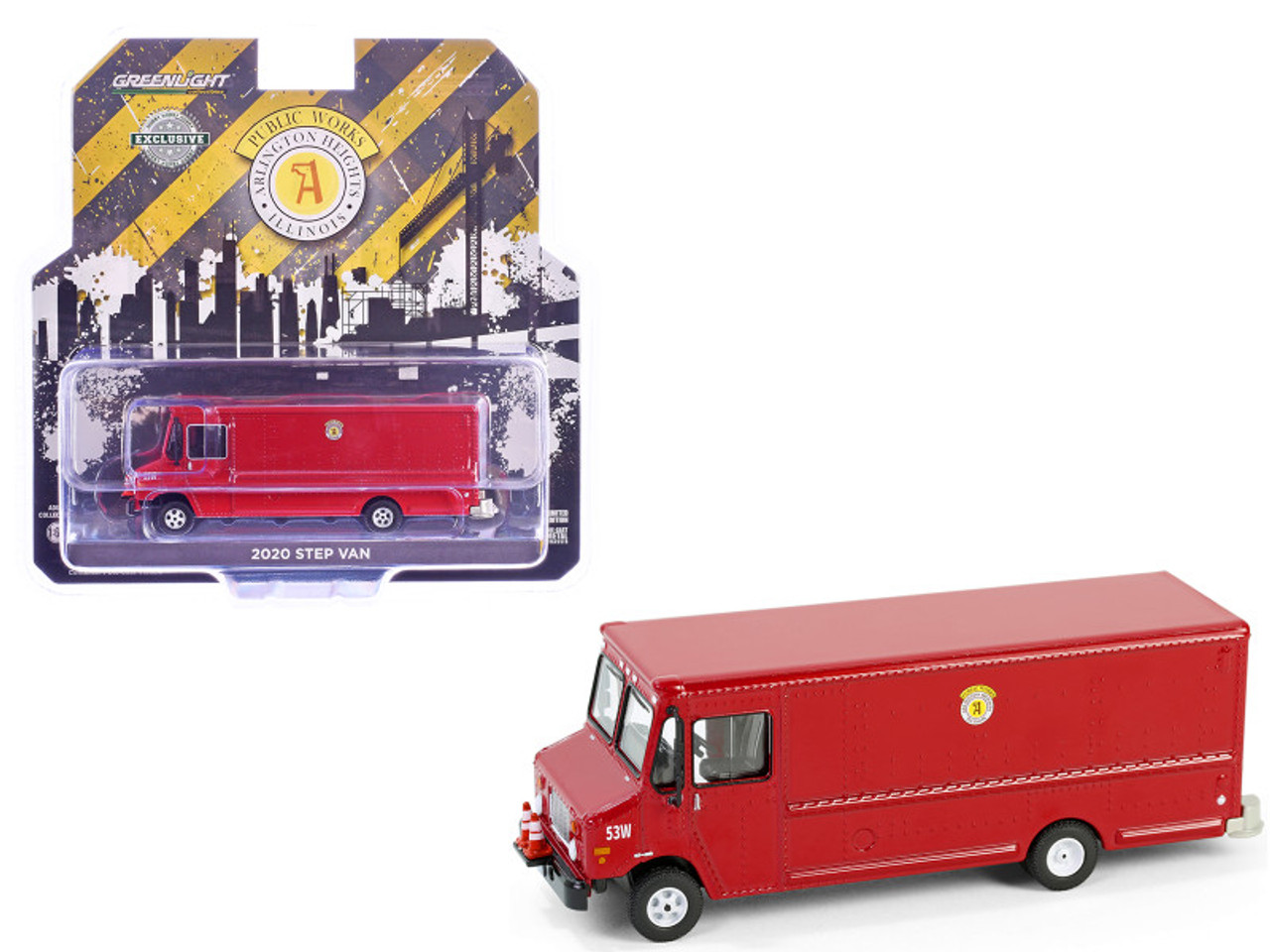 2020 Step Van with Traffic Cone Mounts 