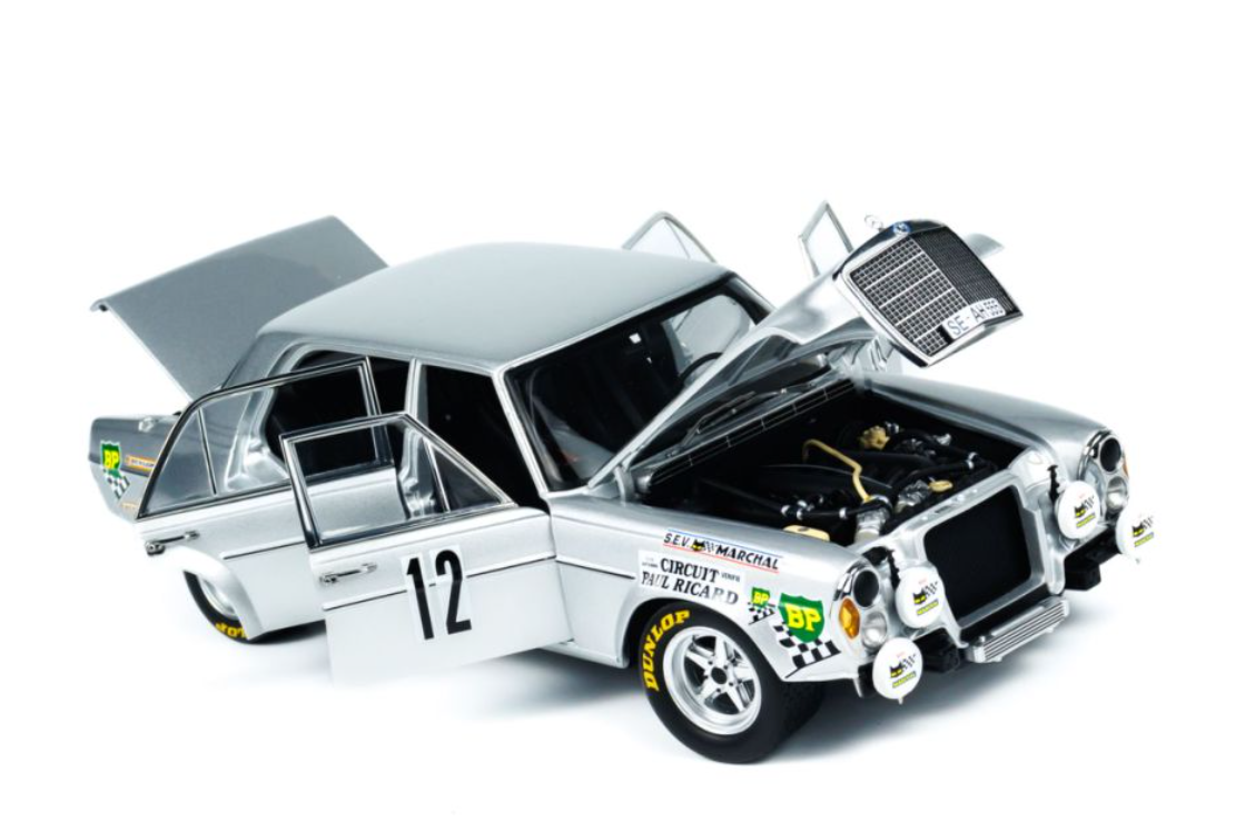 1⁄18 Minichamps 1971 Mercedes-Benz 300 SEL 6.8 AMG (Silver) #12 [7