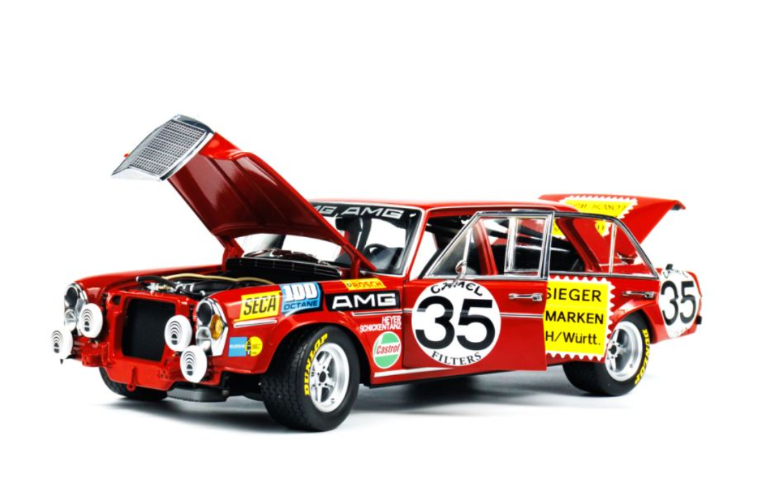 ミニチャンプス 1⁄18 ベンツ300 SEL 6.8 ADAC 24H - メルカリ