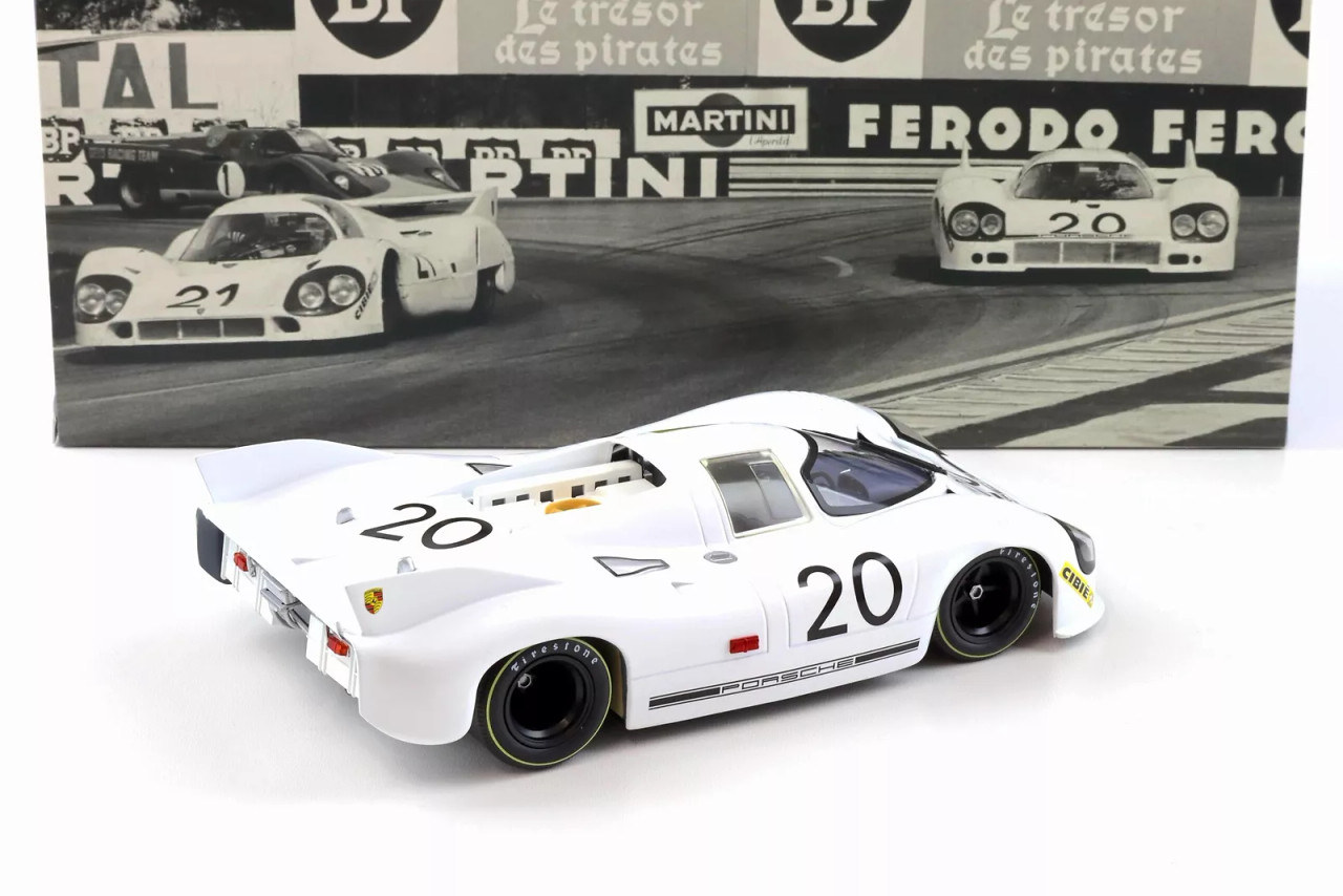 1/18 Werk83 1971 Porsche 917/20 #20 3h LeMans Martini Racing Willi Kauhsen, Gijs van Lennep Diecast Car Model