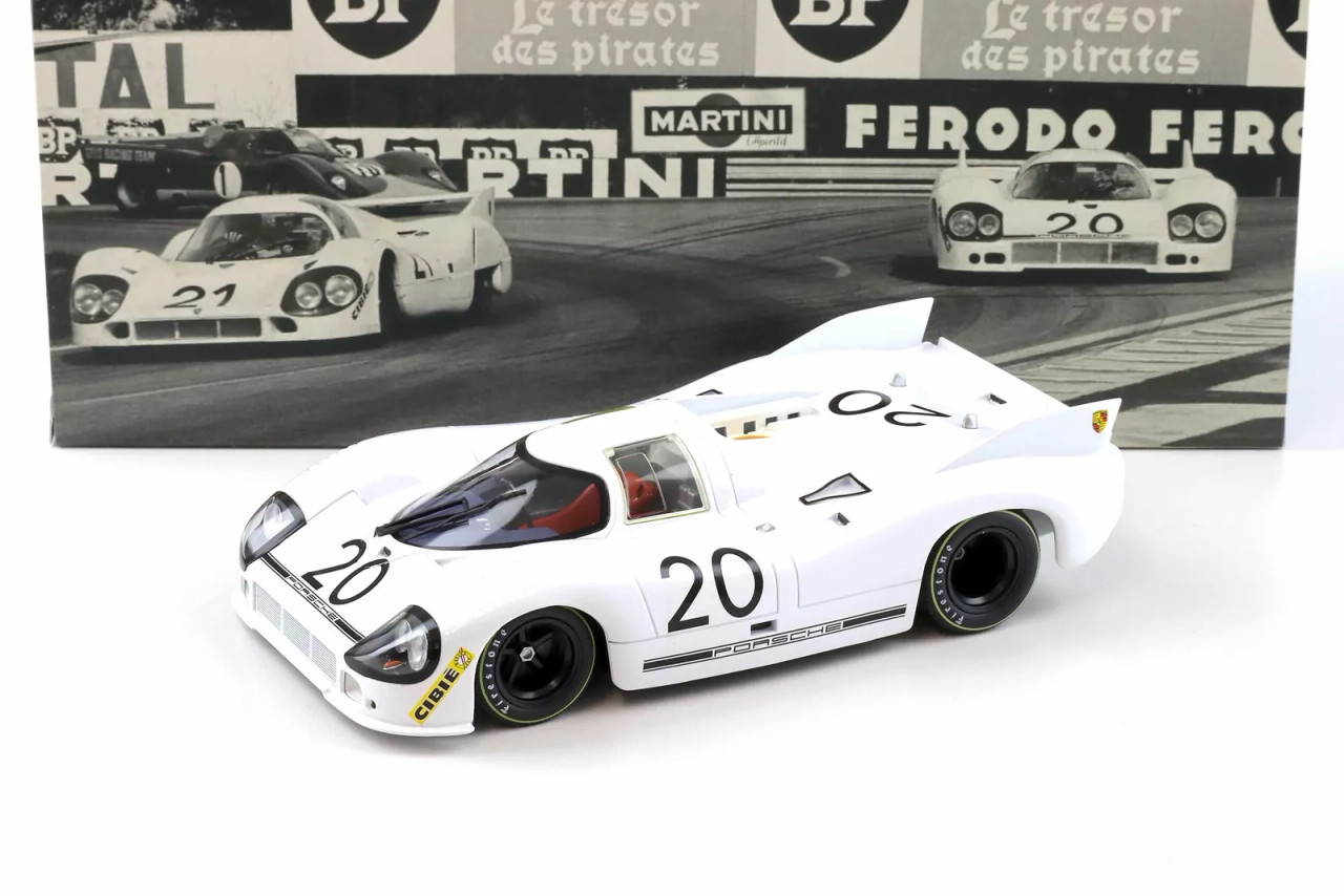1/18 Werk83 1971 Porsche 917/20 #20 3h LeMans Martini Racing Willi Kauhsen, Gijs van Lennep Diecast Car Model