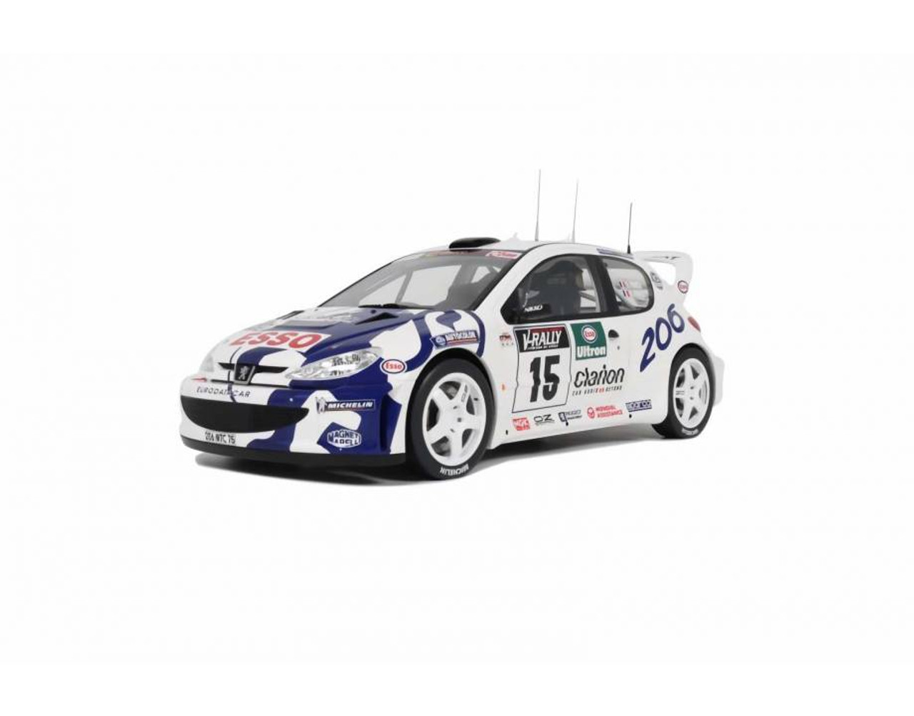 ぱんだ 1/12 OTTO 1999 Peugeot 206 WRC #15 Rallye Tour de Corse
