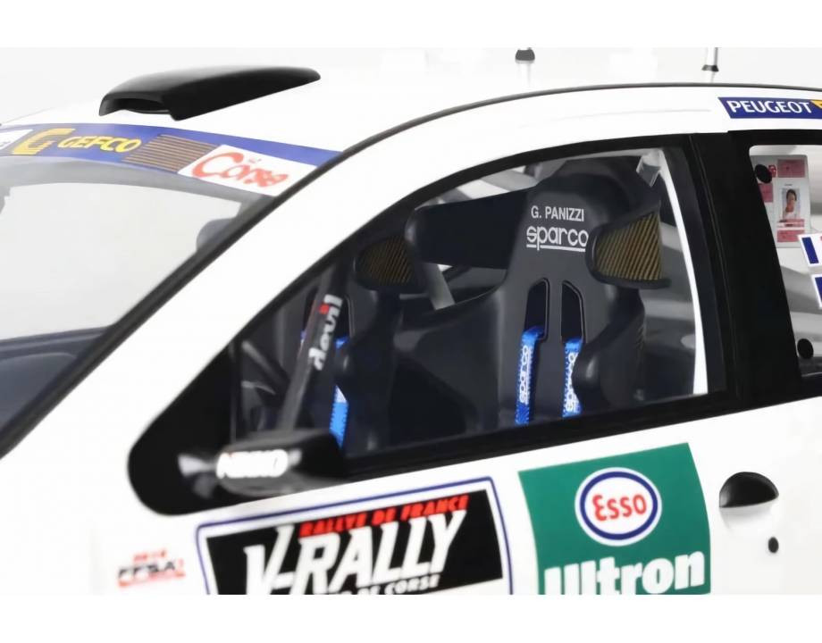 1/12 OTTO 1999 Peugeot 206 WRC #15 Rallye Tour de Corse Peugeot