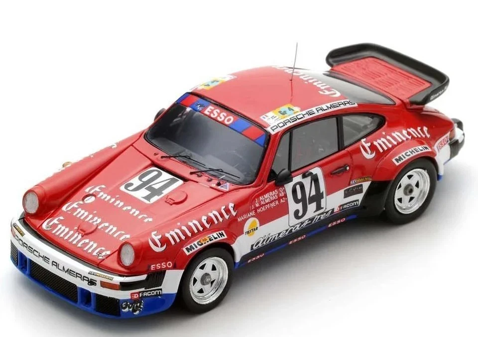 1/18 Spark Porsche 934 No.94 Le Mans 24H 1980 J. Alméras - J-M Alméras - M. Hoepfner Car Model