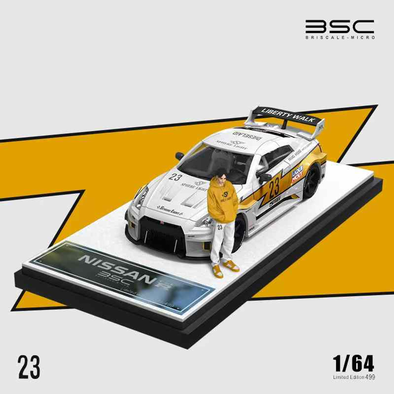 とむー 1/64 BSC Nissan Skyline GT-R GTR R35 #23 Sphere Light