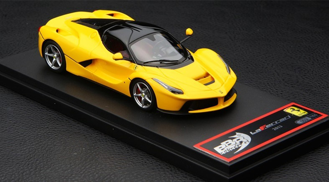 BBR 1/43 FERRARI LaFerrari (YELLOW) RESIN CAR MODEL - LIVECARMODEL.com