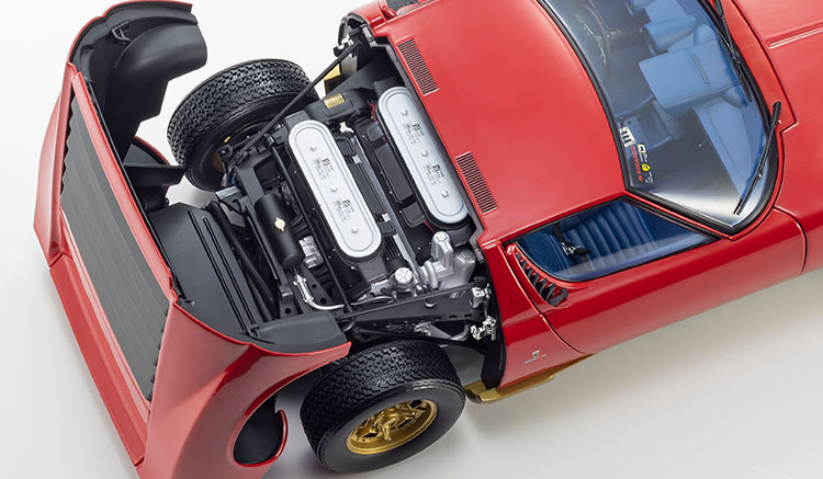 1/12 Kyosho Lamborghini Miura P 400 P400 (Red & Gold) Diecast Car