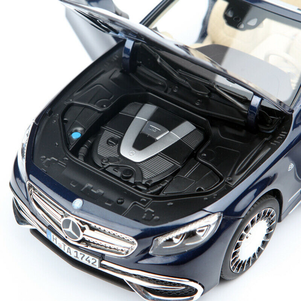 1/18 Norev Mercedes-Benz Mercedes Maybach S-Class S-Klasse S650 Coupe (Dark Blue Metallic) Diecast Car Model