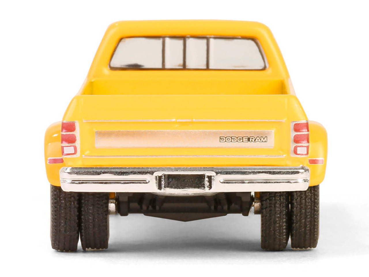1982 Dodge Ram D-350 Dually Pickup Truck Construction Yellow "Dually Drivers" Series 15 1/64 Diecast Model Car by Greenlight
