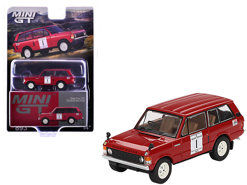 1/64 Mini GT Land Rover Range Rover 1971 International Hillrally