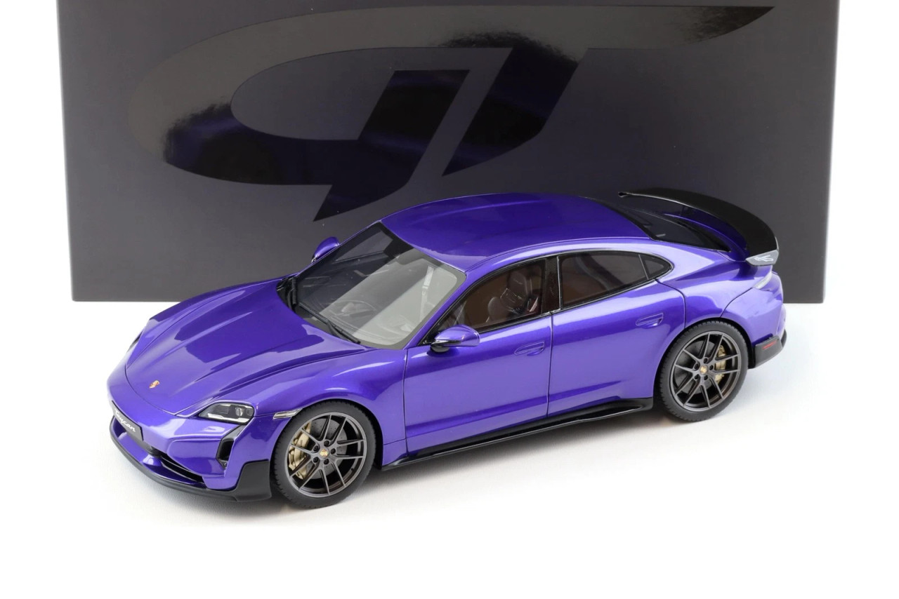 1/18 GT Spirit 2023 Porsche Taycan Turbo GT (Purple Sky Metallic