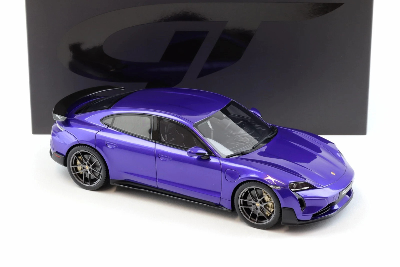 その他 k 1/18 GT Spirit 2023 Porsche Taycan Turbo GT (Purple Sky Metallic