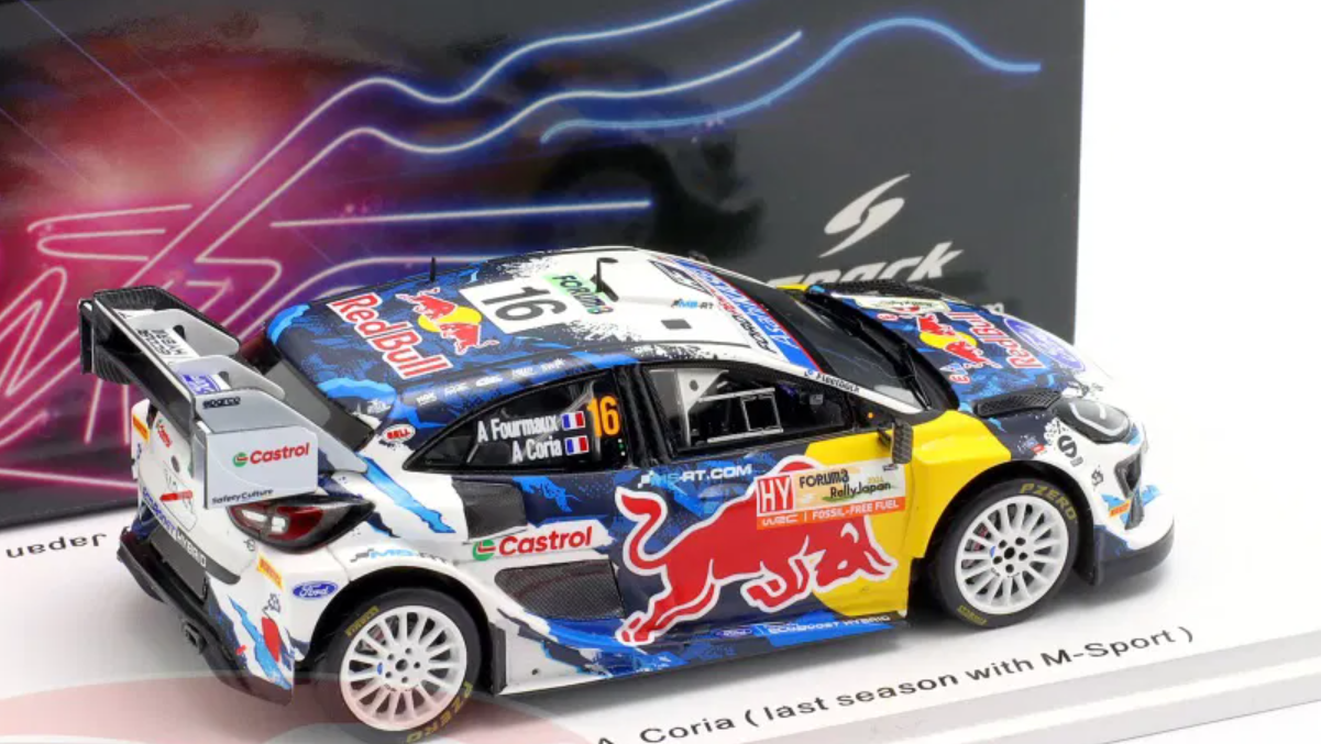 1/43 Spark Ford Puma Rally1 No.16 M-SPORT Ford World Rally Team 3rd Rally Japan 2024 A. Fourmaux - A. Coria ( last season with M-Sport ) Car Model