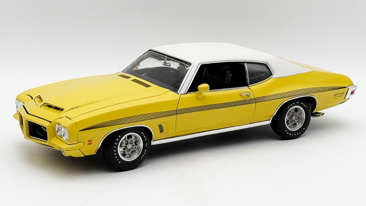ミニカー GMP- 1972 PONTIAC GTO GMP 1972 Pontiac GTO Red The Judge 1 18 Scale Diecast Model Car Le