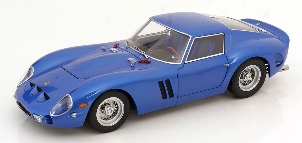 Ferrari 250 GTO 1962 Bleu Métallisé / Blanc 1/12 KK Scale KKDC120122BW