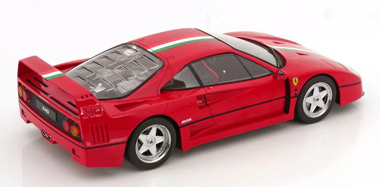 ゆ*プ様 Ferrari F40 ミニカー KK-SCALE 1/18 赤 1/18 KK-Scale Ferrari F40 (Red with Italian Stripe) Diecast