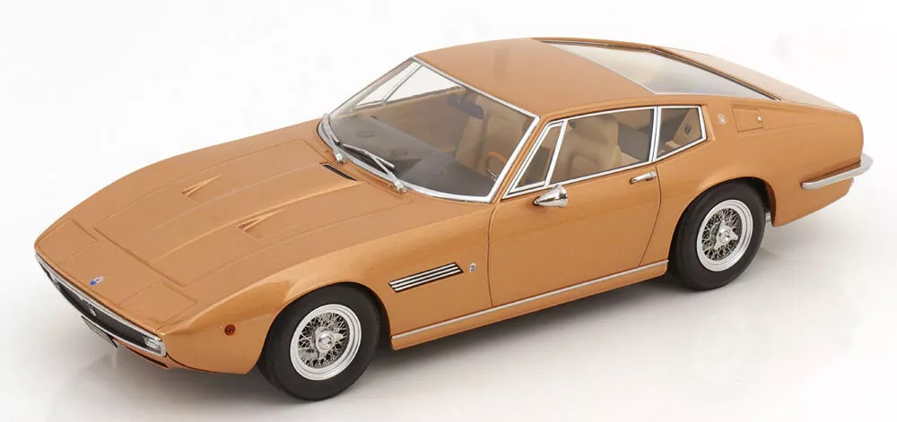 1/18 KK-Scale 1969 Maserati Ghibli Coupe (Gold Metallic) Diecast