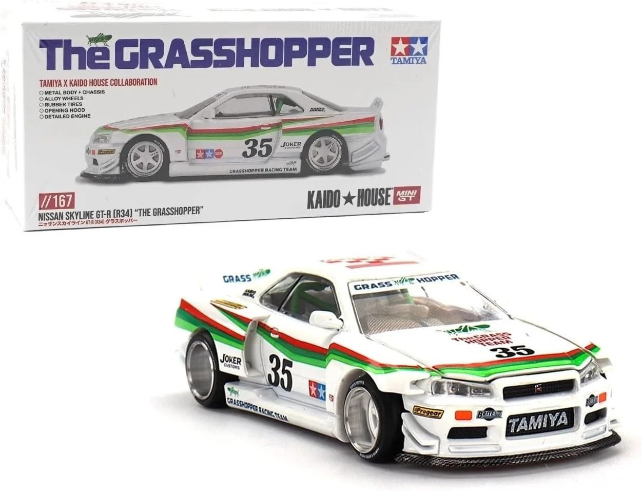 1/64 Kaido House Nissan Skyline GT-R (R34) #35 