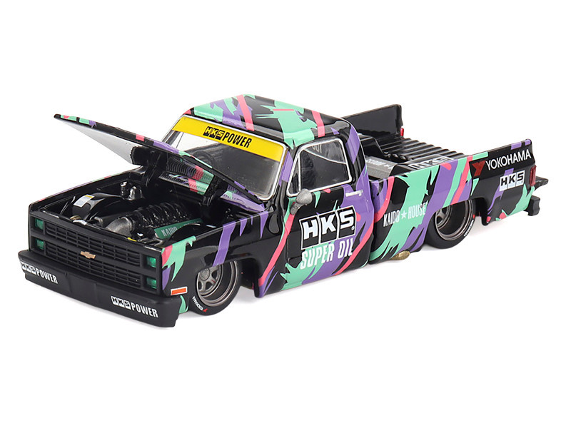 1/64 Kaido House Chevrolet Silverado KAIDO HKS V1 Diecast Car