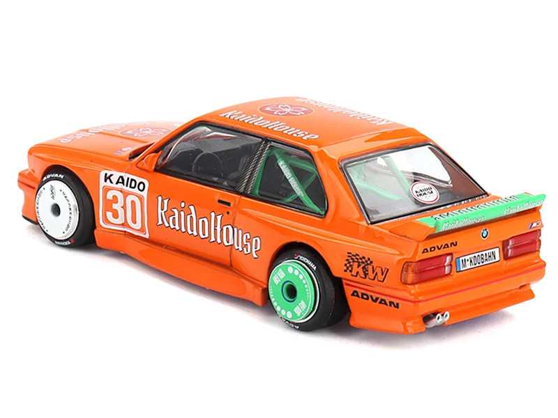 1  1/64 Kaido House BMW M3 E30 #30 KaidoHaus V1 (Orange) Diecast Car