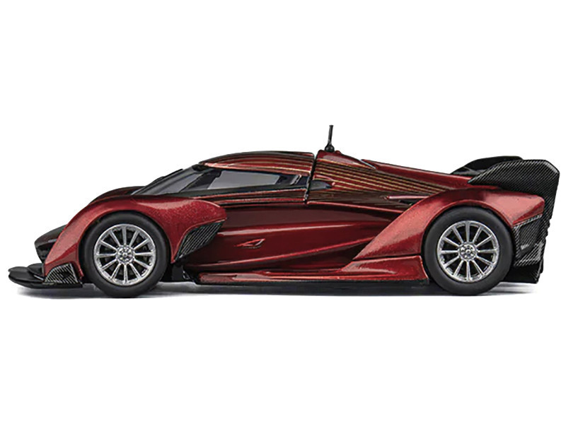 1/64 CM Model Mclaren SolusGT (Metallic Wine Red) Diecast Model