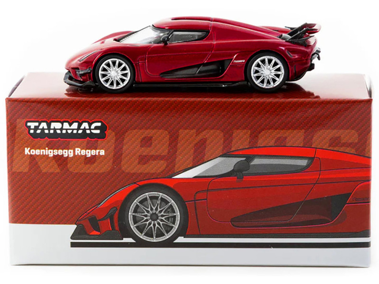 1/64 Tarmac Works Koenigsegg Regera (Red Metallic) Diecast Car Model