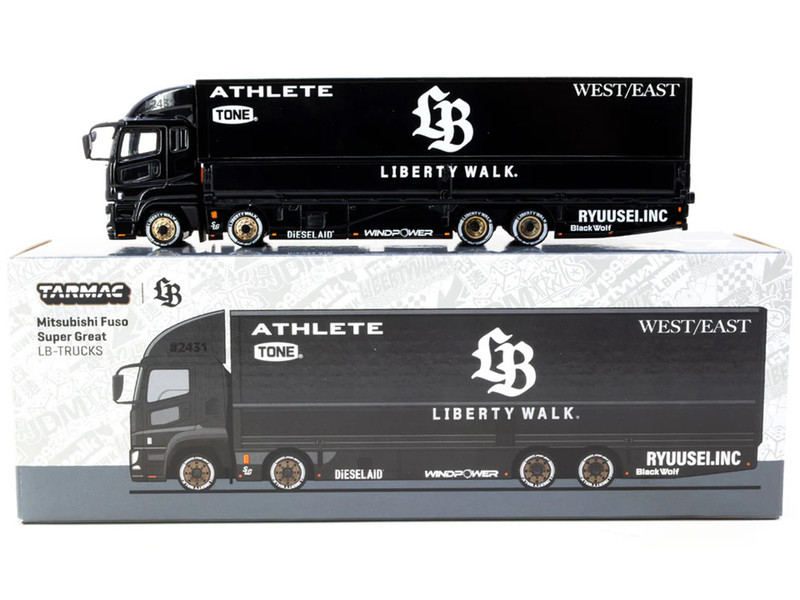 1/64 Tarmac Works Mitsubishi Fuso Super Great LB-Works Diecast Car