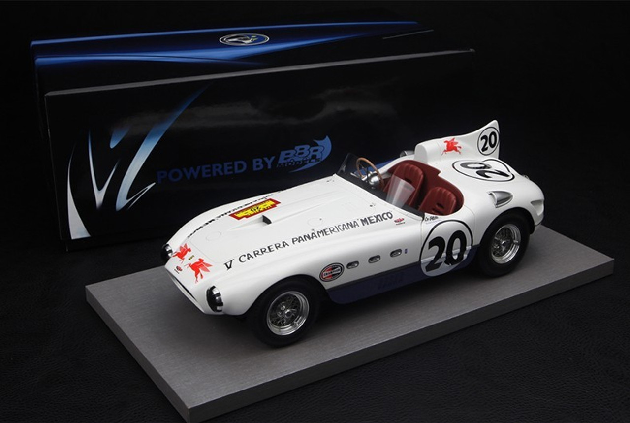 BBR HANDMADE RESIN 1/18 FERRARI 340/375 MM 5º CARRERA PANAMERICANA 1954